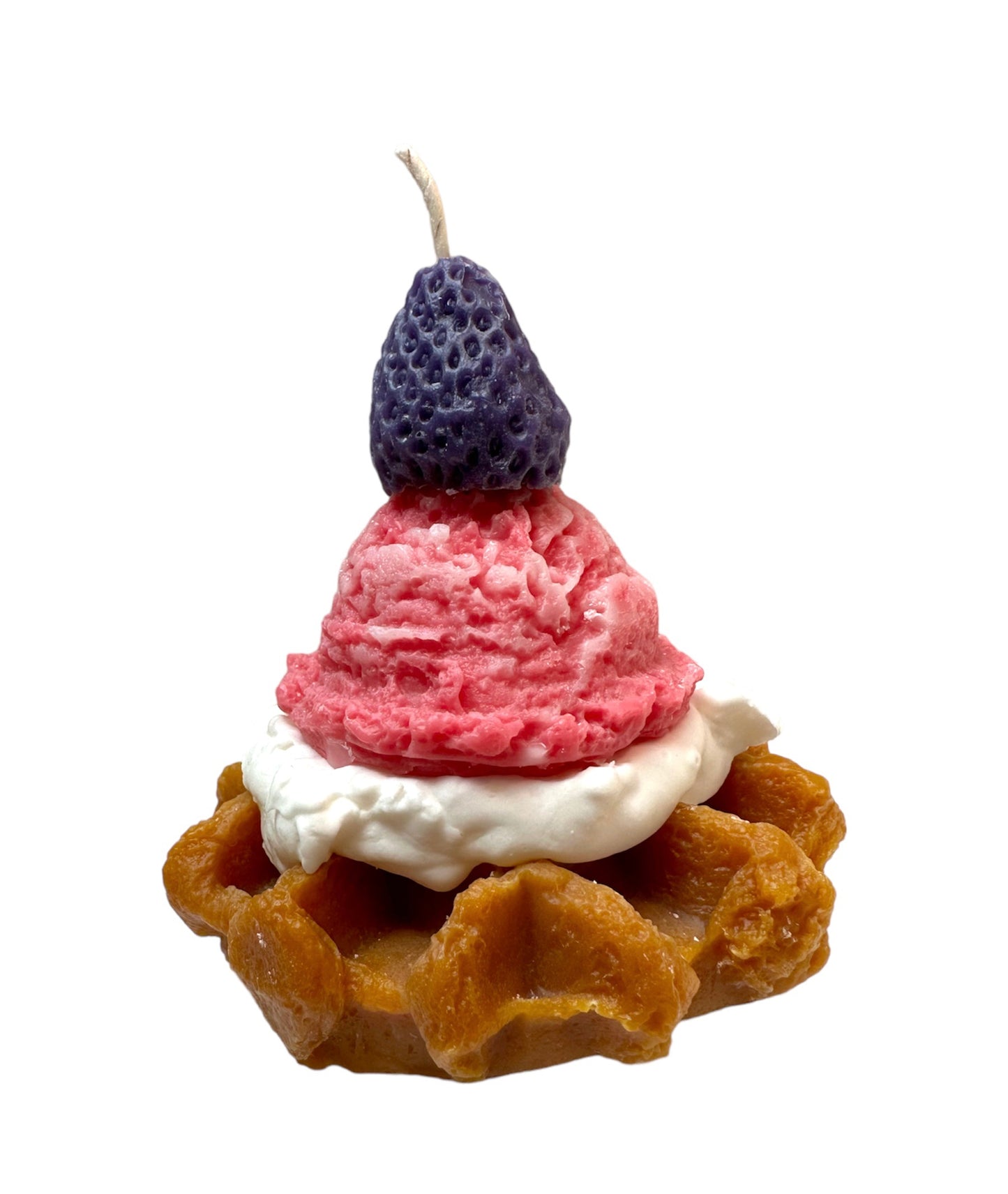 Waffle candles