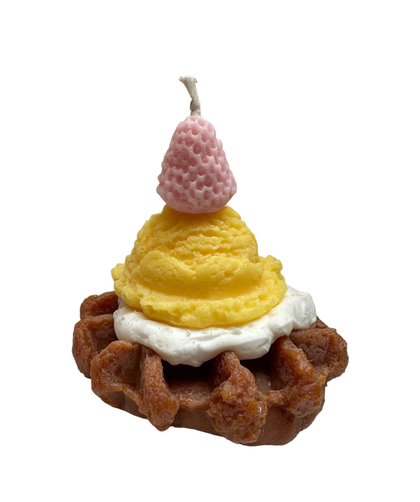 Waffle candles