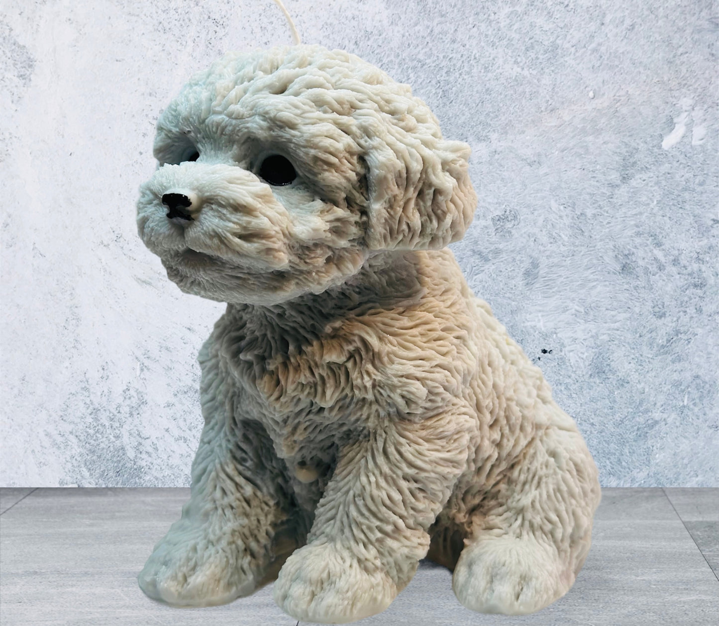 Floral Dog candle